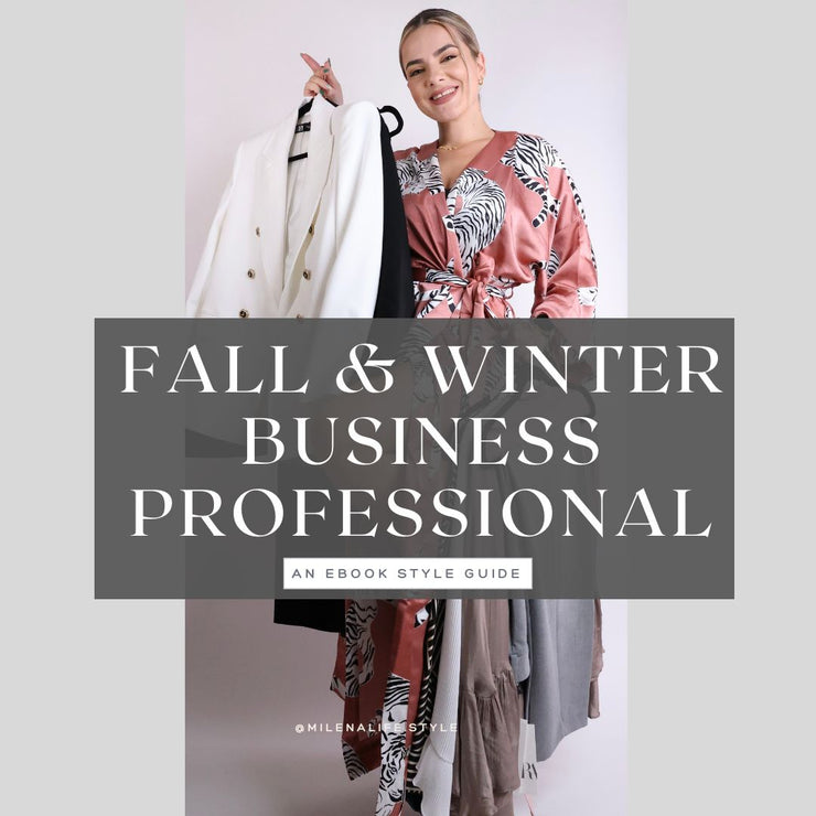 Fall & Winter Business Professional Closet Capsule E-book